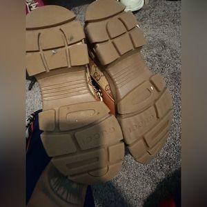 Gucci monogram boots